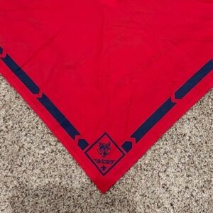 Cub Scout supplies (1 Wolf neckerchief+clasp, 1 Bear neckerchief+clasp)